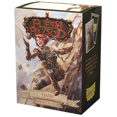 Sleeves - Dragon Shield - Box 100 - Matte Art - Flesh and Blood Dash Inventor Extraordinaire