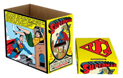 PREORDER DC Comics Short Comic Book Storage Box - Superman Comic Panel