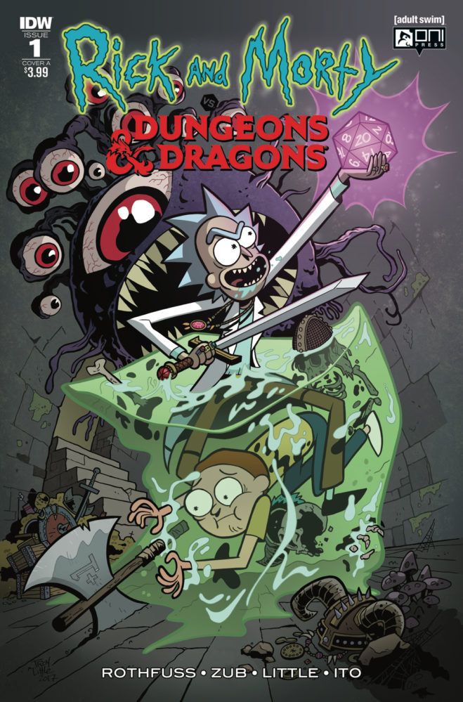 D&D Rick and Morty VS Dungeons & Dragons Comic Book