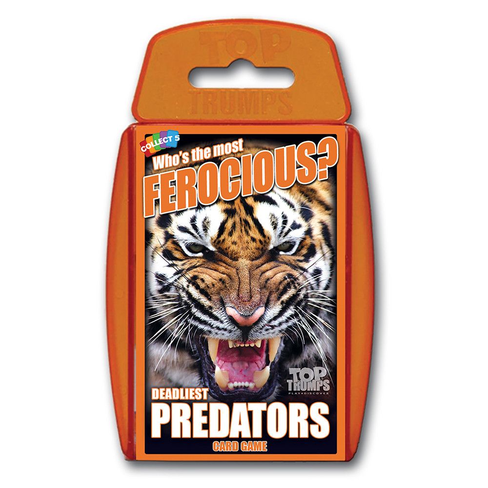 Top Trumps: Deadliest Predators Board Game