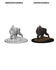 Pathfinder Deep Cuts Unpainted Miniatures Dire Wolf