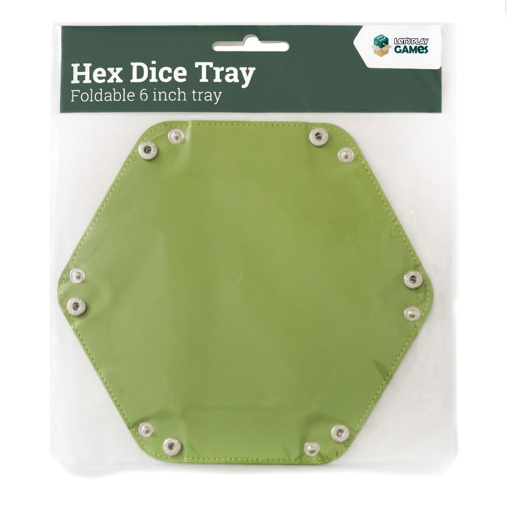 LPG Hex Dice Tray 6 inches Green