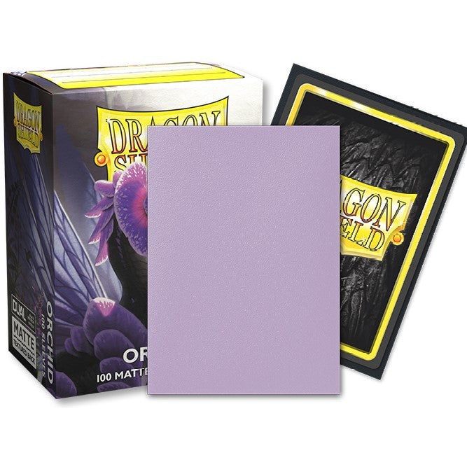 PREORDER Sleeves - Dragon Shield - Box 100 - Standard Size Dual Matte Orchid Purple Emme