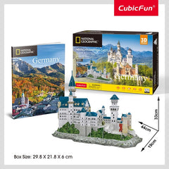 3D Puzzles: National Geographic Germany Neuschwanstein Castle 121pc