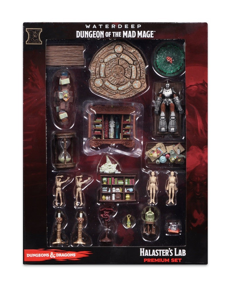 D&D Icons of the Realms Waterdeep Dungeon of the Mad Mage Halasters Lab Premium Set