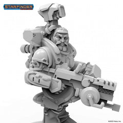 Starfinder Masterclass Miniatures: Dwarf Soldier