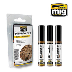 LC Ammo by MIG Oilbrushers Earth Colors Set