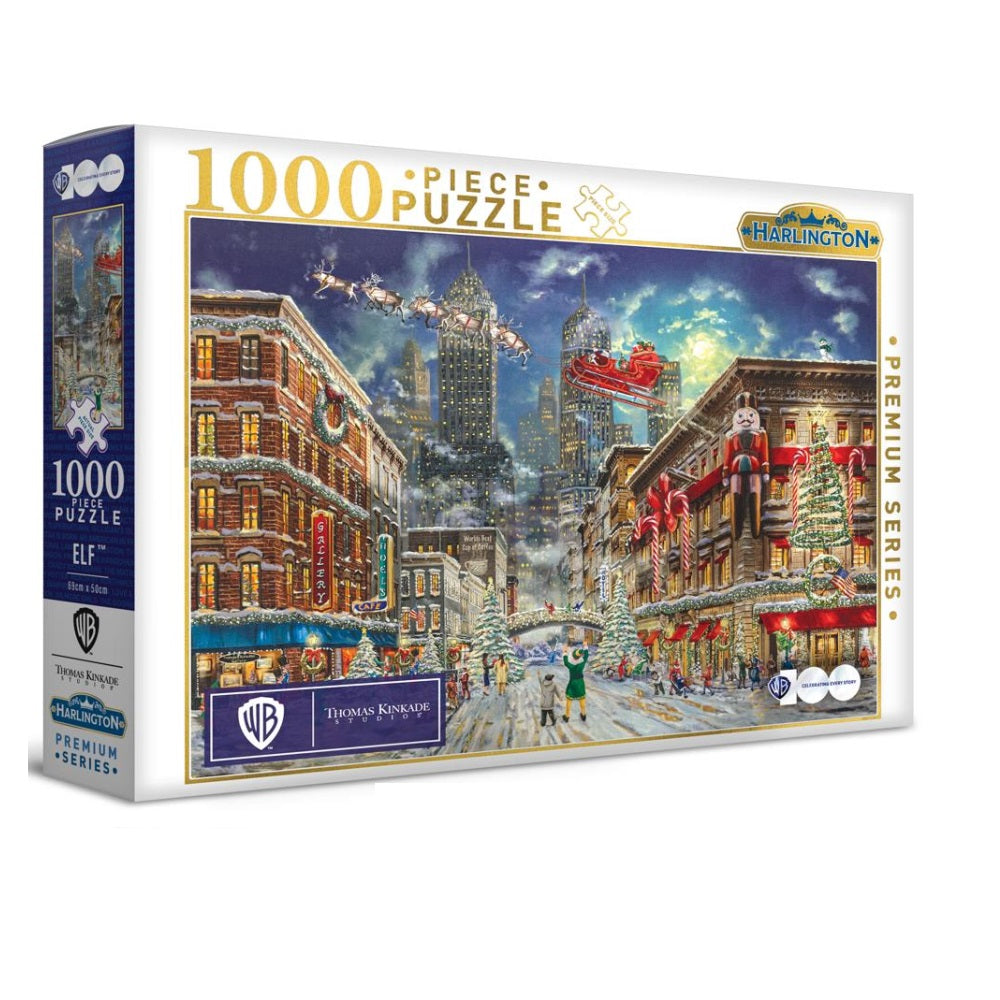 PREORDER Harlington Thomas Kinkade Puzzles - WB - Elf 1000pc