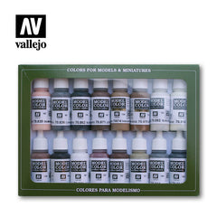Vallejo AV70144 Model Colour Equestrian Colors 16 Colour Acrylic Paint Set