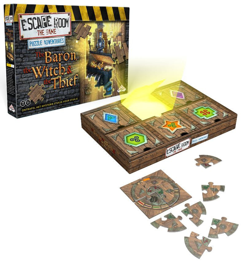 Escape Room The Game Puzzle Adventures - The Baron The Witch & The Thief Board Game