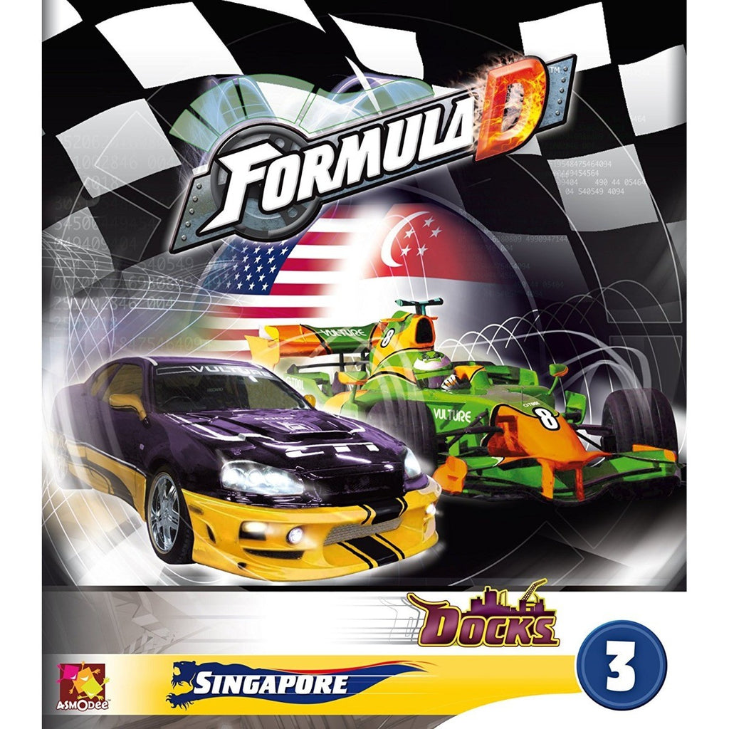 Formula D Track 3 Singapore Board Game