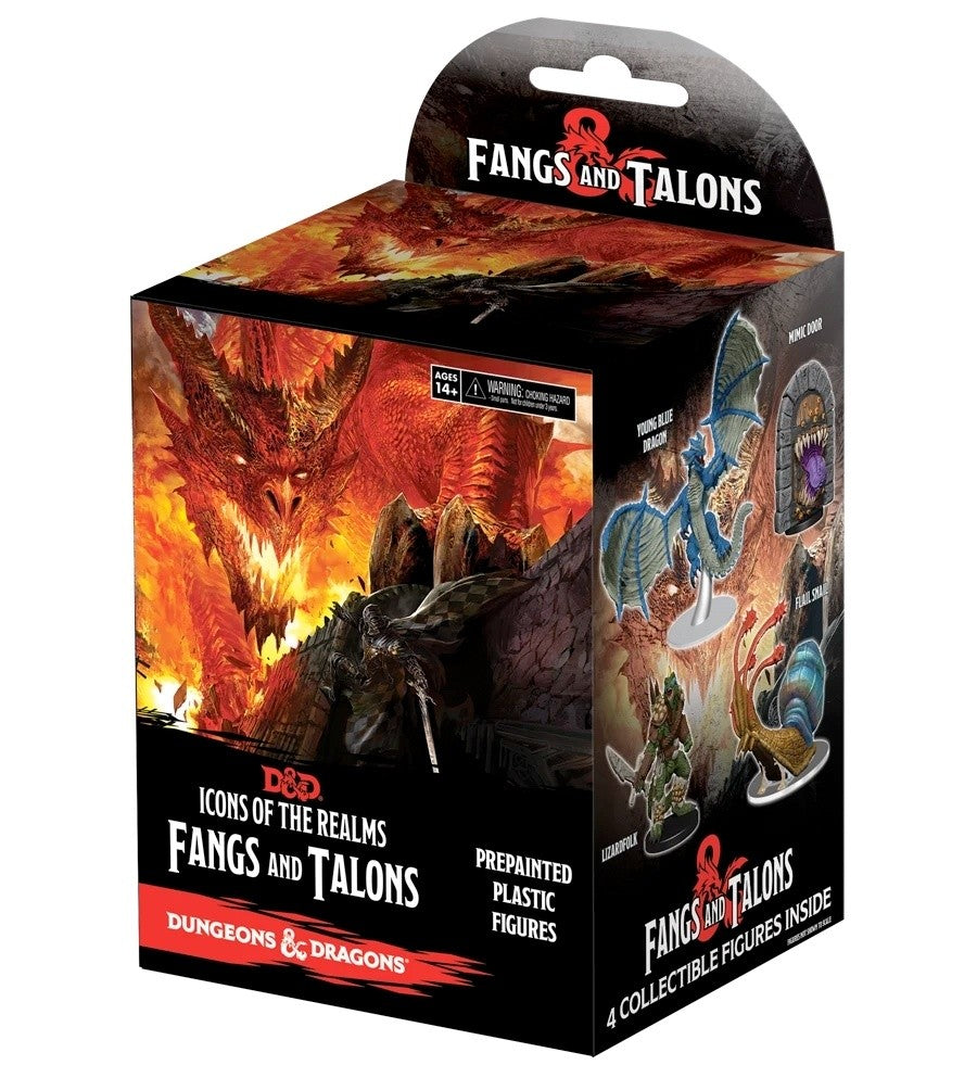 D&D Icons of the Realms Fangs and Talons 8 Ct Booster Brick