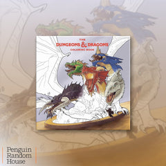 The Dungeons and Dragons Coloring Book 80 Adventurous Line Drawings