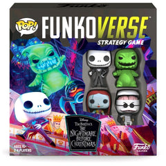 Funkoverse - The Nightmare Before Christmas 100 4 -Pack Expandalone Strategy Board Game Board Game