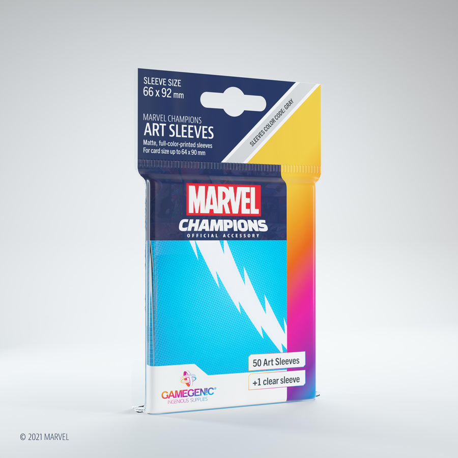 Gamegenic Marvel Champions Art Sleeves Quicksilver