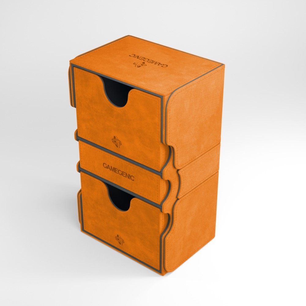 Gamegenic Stronghold 200+ Convertible Orange Deck Box