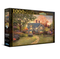 PREORDER Harlington Thomas Kinkade Puzzles - Gingerbread Cottage 1000pc