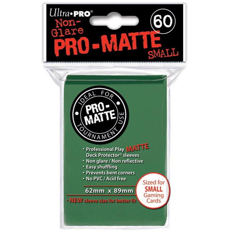 Ultra Pro 60ct Pro-Matte Small Deck Protectors - Green