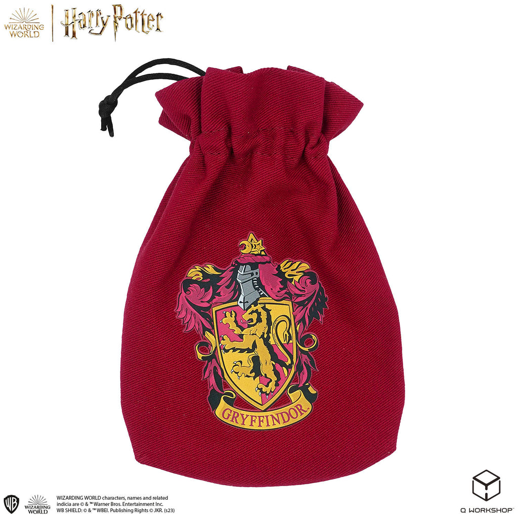 Q Workshop Harry Potter Gryffindor Dice and Pouch