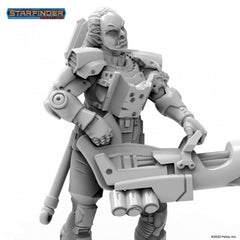 Starfinder Masterclass Miniatures: Half - Orc Soldier