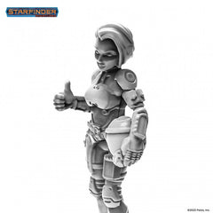 Starfinder Masterclass Miniatures: Halfling Pilot