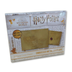 LC Fanattik Harry Potter Metal Replica Envelope with Red Seal