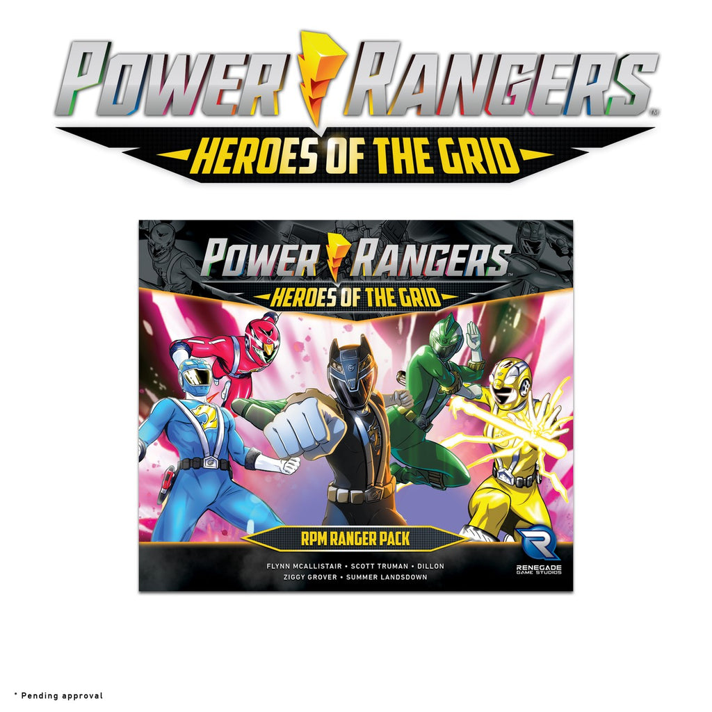 Power Rangers Heroes of the Grid - RPM Ranger Pack Board Game
