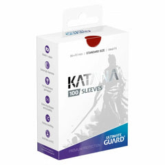 Ultimate Guard Katana Standard Size Sleeves Red (100)