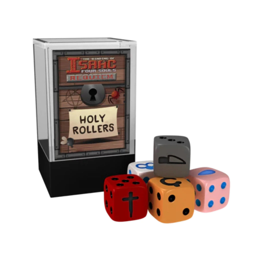 PREORDER The Binding Of Isaac - Four Souls | Holy Rollers Dice Set