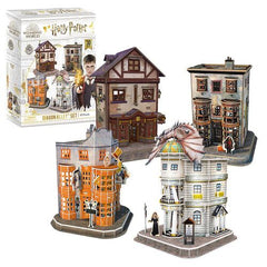 Harry Potter Diagon Alley Set 280pc 3D Puzzle