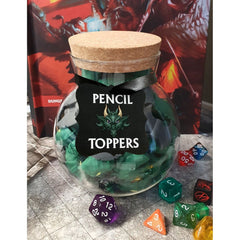 Fantasy Pencil Topper Eraser Jars