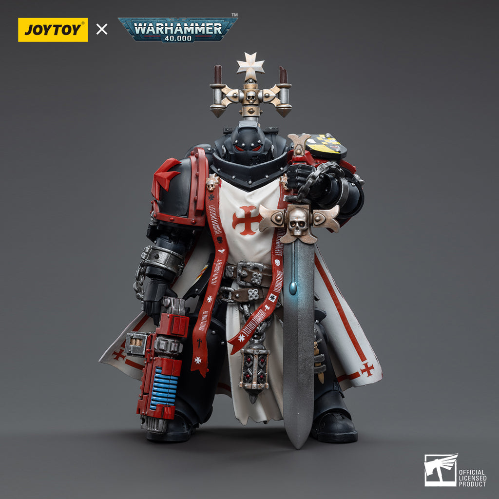 PREORDER Warhammer Collectibles: 1/18 Scale Black Templars Sword Brethren Brother Lombast