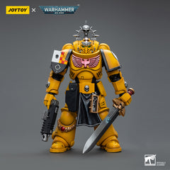 Warhammer Collectibles: 1/18 Scale Imperial Fists Lieutenant with Power Sword