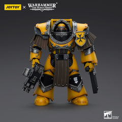 PREORDER Warhammer Collectibles: 1/18 Scale Imperial Fists Legion Cataphractii Terminator Squad w/ Chainfist