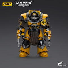 PREORDER Warhammer Collectibles: 1/18 Scale Imperial Fists Legion Cataphractii Terminator Squad with Claws