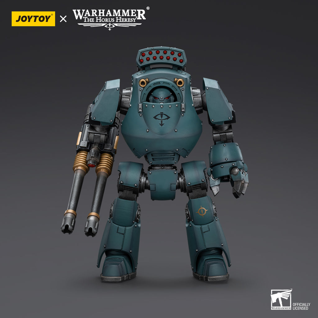 PREORDER Warhammer Collectibles: 1/18 Scale Sons of Horus Contemptor Dreadnought with Gravis Autocannon