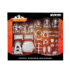 LC WizKids Deep Cuts Unpainted Miniatures Castle Kingdom Retainers