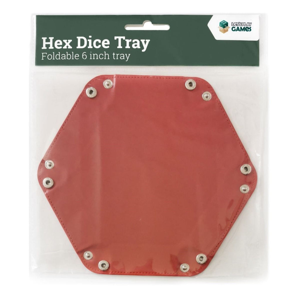 LPG Hex Dice Tray 6 inches Red