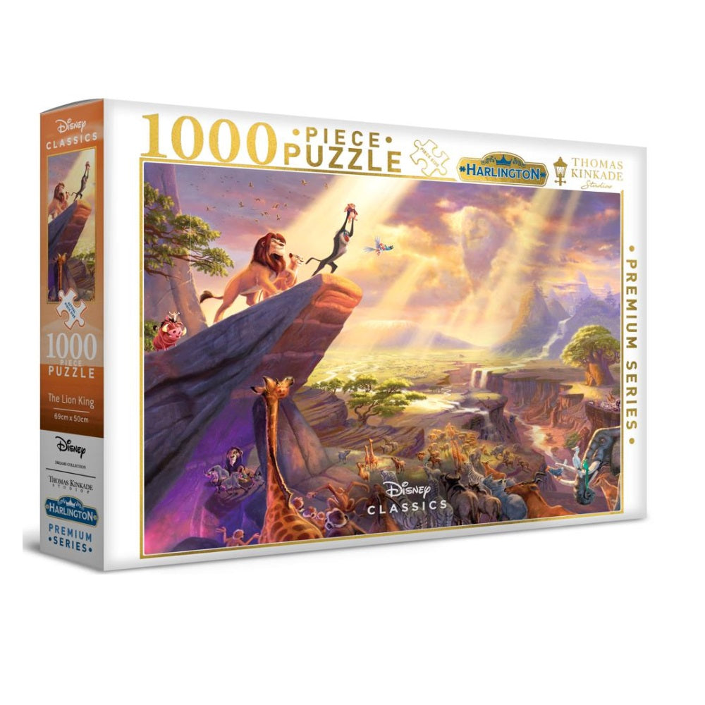 PREORDER Harlington Thomas Kinkade Puzzles - Disney - The Lion King 1000pc