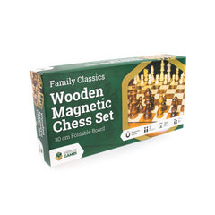 LPG Wooden Magnetic Chess Set 30 cm Board Game