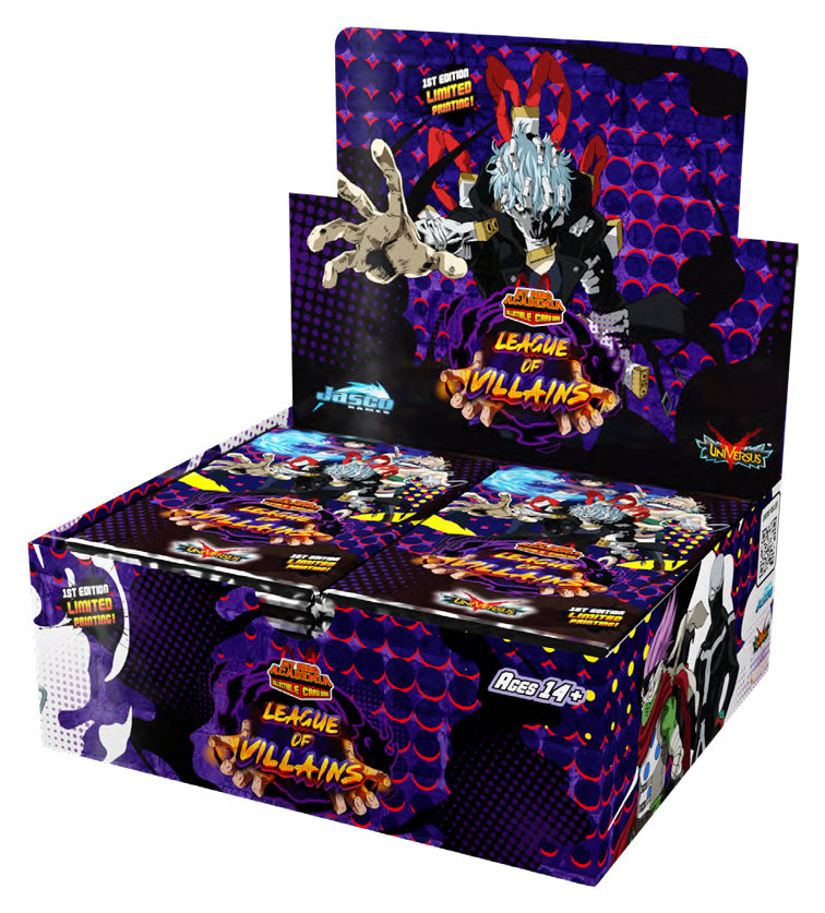 My Hero Academia Collectible Card Game Booster Box Wave 4 League of Villains