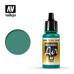 LC Vallejo Model Air - Cockpit Emerald Green Faded 17ml Acrylic Paint