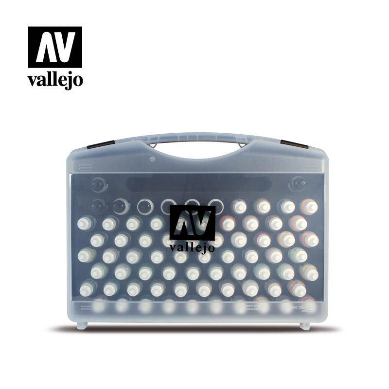 Vallejo Model Colour - Plastic Case 72 Combinations + Brushes
