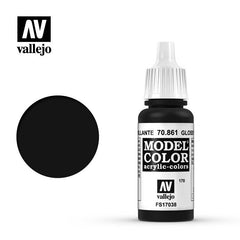 Vallejo Model Colour - Glossy Black 17 ml