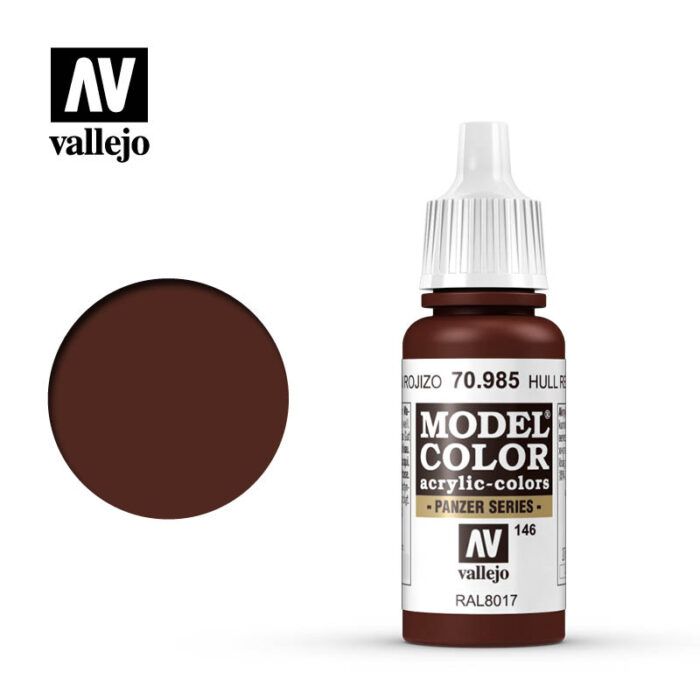 Vallejo Model Colour - Hull Red 17 ml