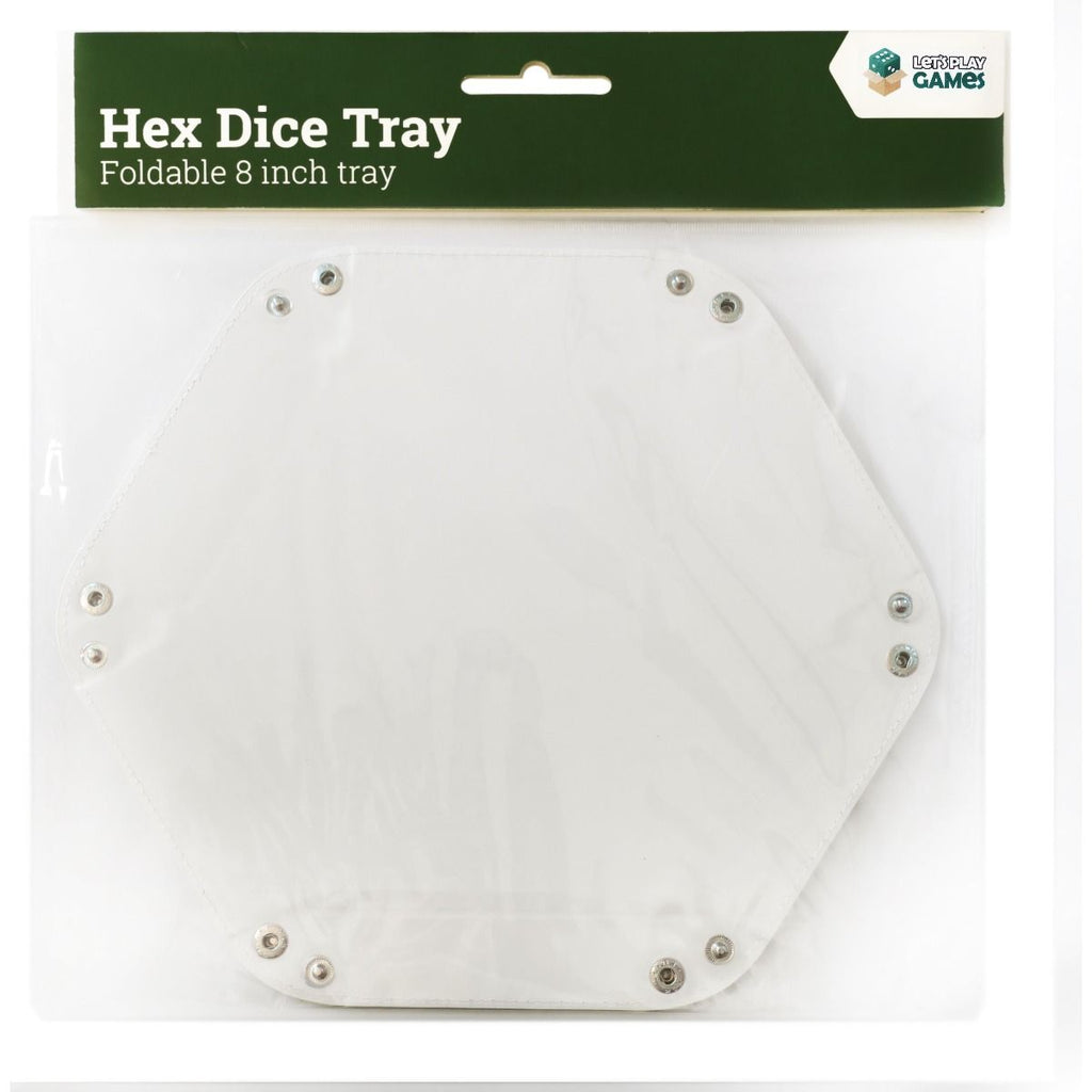 LPG Hex Dice Tray 8 inches White