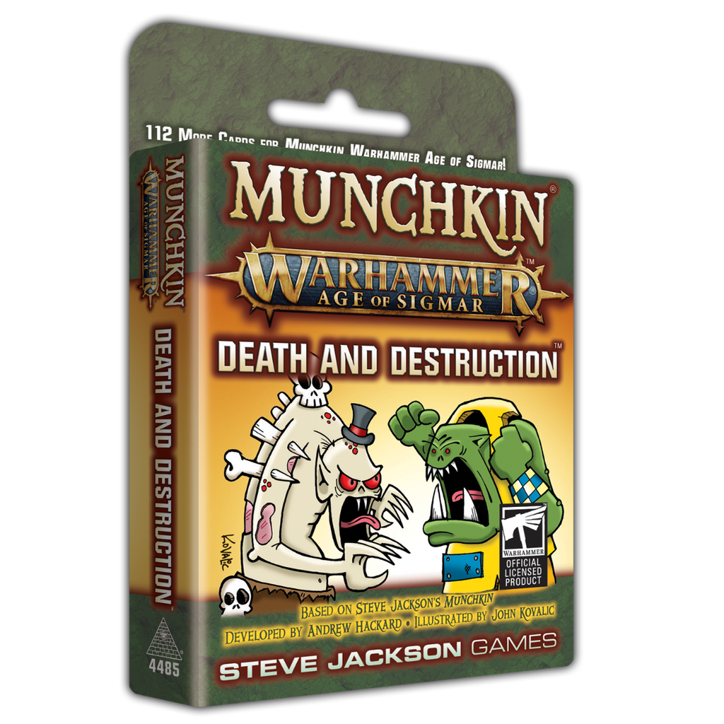 Munchkin Warhammer Age of Sigmar Death and Destruction Board Game