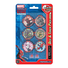 Marvel Heroclix Spider-Man Beyond Amazing Dice and Token Pack