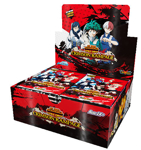 My Hero Academia CCG Booster Box Wave 2 Crimson Rampage