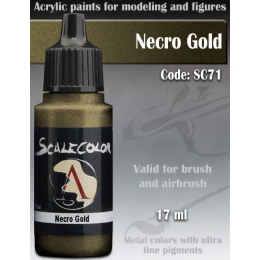 Scale 75 Scalecolor Metal n Alchemy Necro Gold 17ml